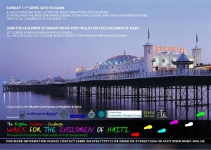 Walk for the Children of Haiti – 11th April 2010
